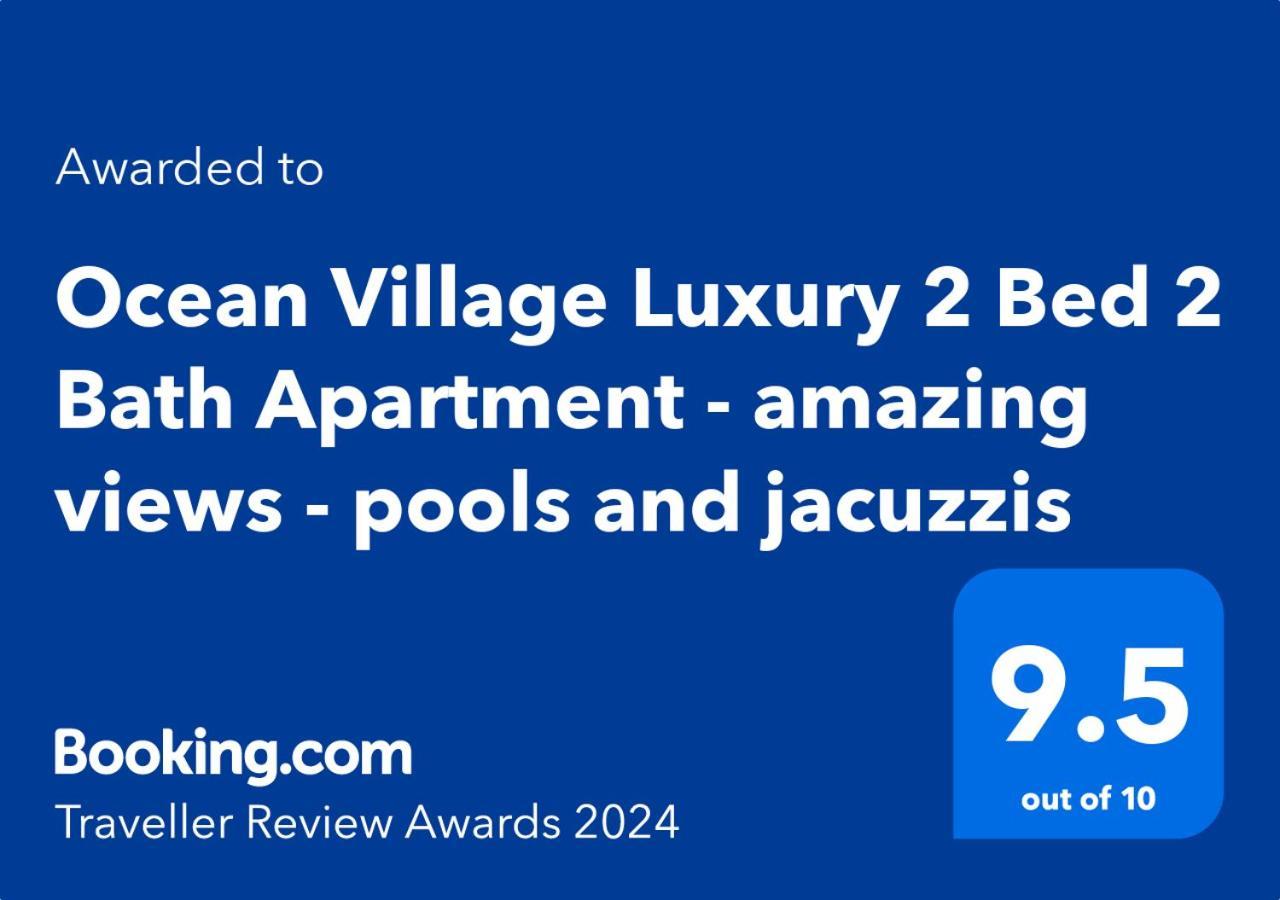 Ocean Village Luxury 2 Bed 2 Bath Apartment - Amazing Views - Pools And Jacuzzis 直布罗陀 外观 照片